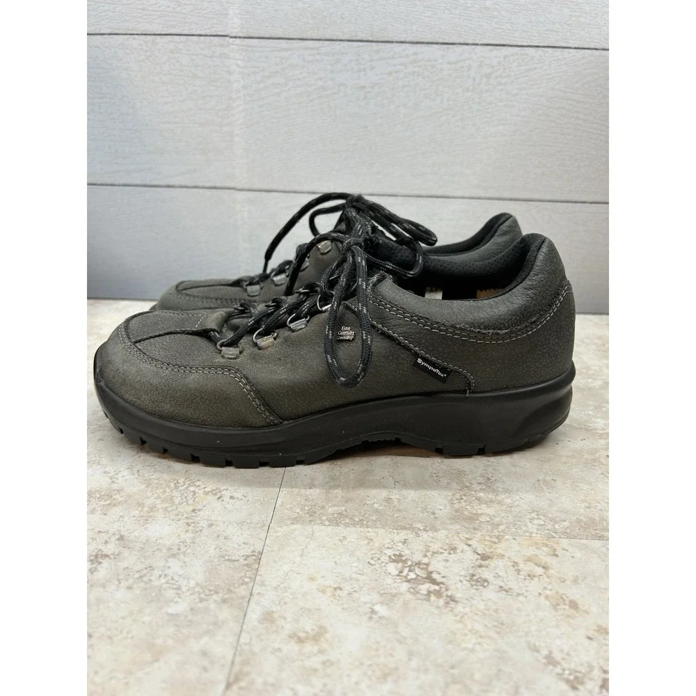 Finn Comfort Murnau Lace-Up Low-Top Nubuck Leather‎ Hiking Shoes Women Size 5